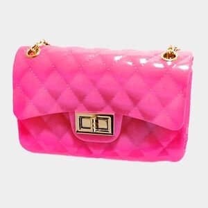 Quilted Jelly Crossbody Bag